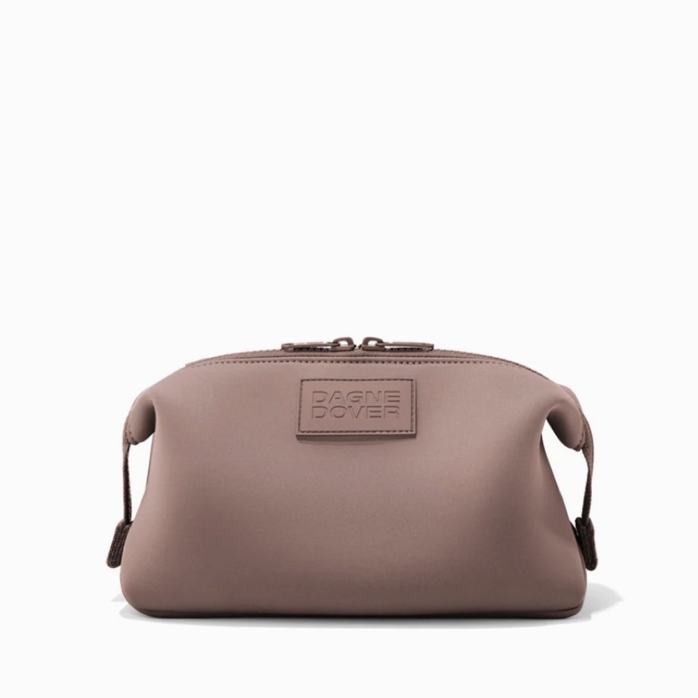 Dagne Dover Brown Cosmetic Bag